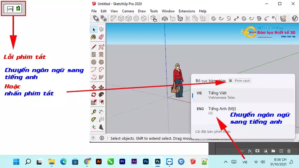 Tổng hợp những lỗi thường gặp trong Sketchup và cách khắc phục Tổng Hợp Những Lỗi Thường Gặp Trong Sketchup Và Cách Khắc Phục