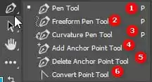 Hướng dẫn sử dụng công cụ Pen Tool Photoshop Những Công Cụ Pen Tool