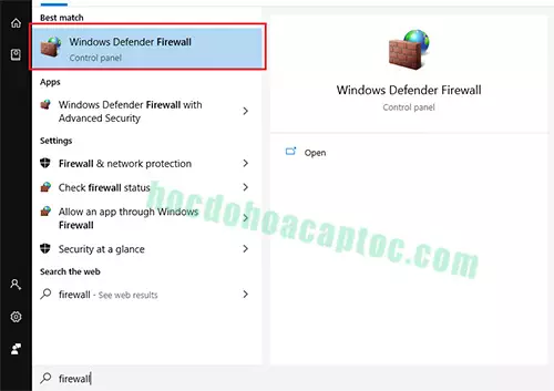 Cách bật tắt tường lửa windown triệt để Cách Bật Tắt Tường Lửa Windown