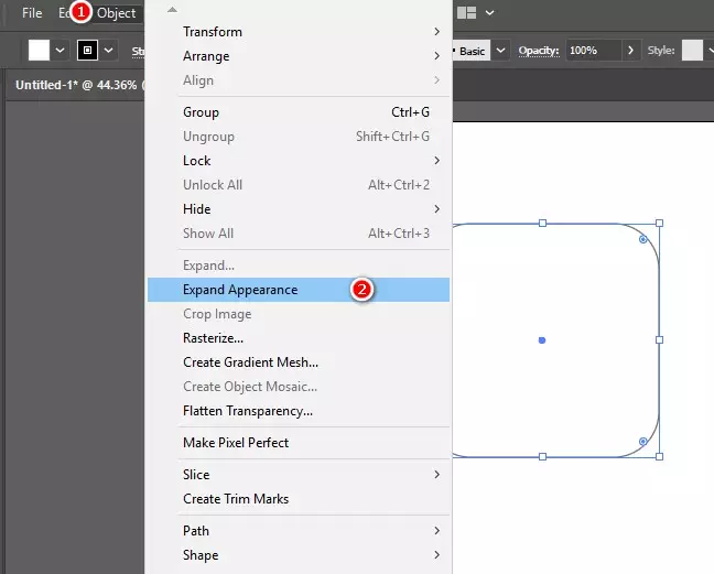 Các cách vẽ bo góc trong illutrator Các Cách Vẽ Bo Góc Trong Illutrator