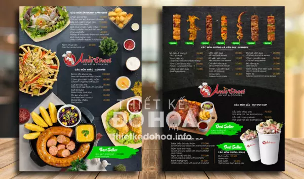 Sản phẩm thiết kế bạn Lê Ngọc Hân khóa học ai cấp tốc Sản Phẩm Thiết Kế Menu Của Học Viên Lê Ngọc Hân Tại Graphic Express