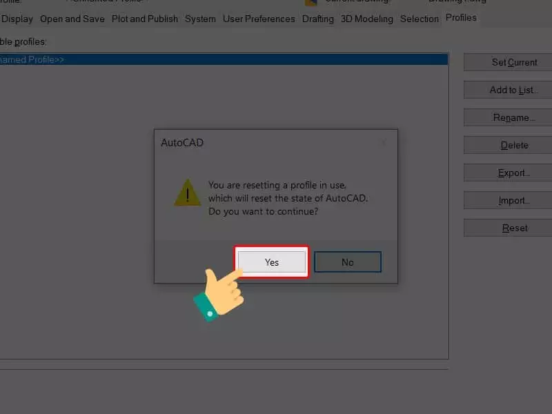 Các cách khôi phục Autocad về mặc định hết bị lỗi Khắc Phục Lỗi Autocad