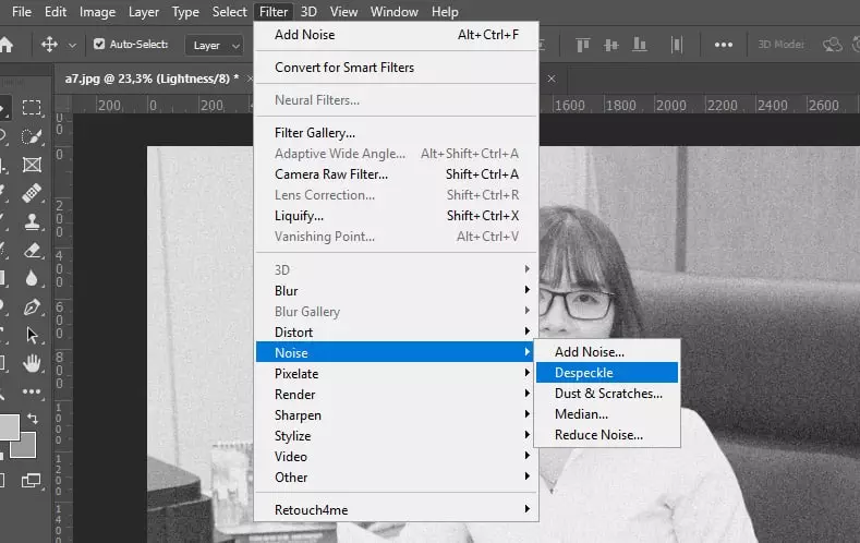 Học photoshop cách làm nét ảnh trong photoshop Cách Khử Nhiễu Ảnh