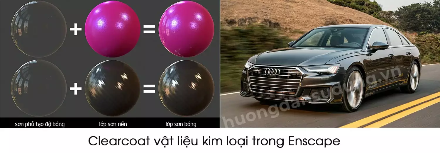 Clearcoat vật liệu kim loại trong Enscape Clearcoat Vat Lieu Kim Loai Trong Enscape 1