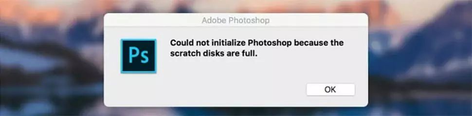 Khắc phục lỗi scratch disk are full trong photoshop Sửa 2 Lỗi Hay Gặp Nhất Trong Photoshop
