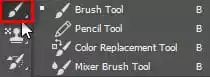 Cách sử dụng công cụ Brush Tool Photoshop Brush Tool 1