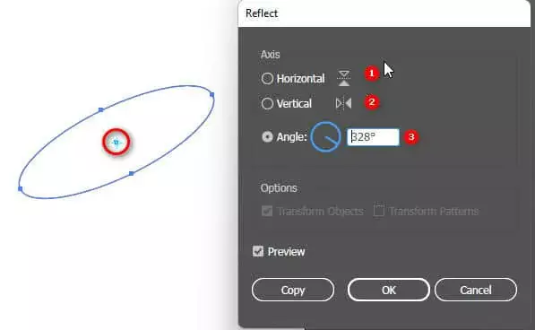 Hướng dẫn sử dụng công cụ Rotate Reflect tool illustrator Công Cụ Rotate &Amp; Reflect Tool Illustrator