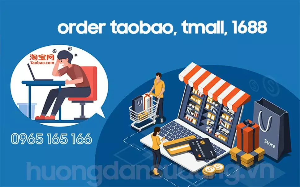 Order taobao nhập hàng giá tại xưởng miễn trung gian Order Taobao Tmall 1688