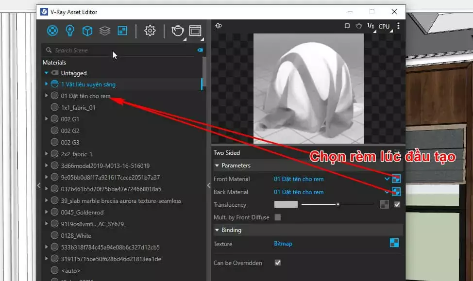 Cách tạo vật liệu cơ bản trong vray Sketchup Vật Liệu Cơ Bản Trong Vray Sketchup
