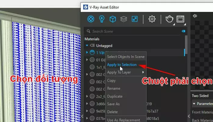 Cách tạo vật liệu cơ bản trong vray Sketchup Vật Liệu Cơ Bản Trong Vray Sketchup