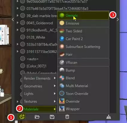 Cách tạo vật liệu cơ bản trong vray Sketchup Vật Liệu Cơ Bản Trong Vray Sketchup