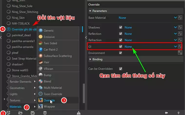 Cách tạo vật liệu cơ bản trong vray Sketchup Cách Tạo Vật Liệu Cơ Bản Trong Vray