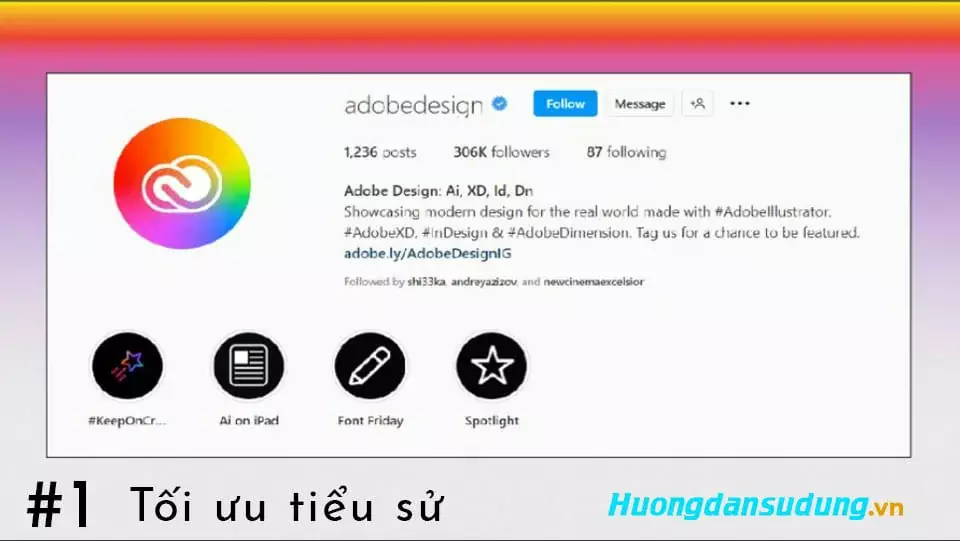 10 tips designer tạo cơ hội từ Instagram Tối Ưu Hóa Tiểu Sử Instagram