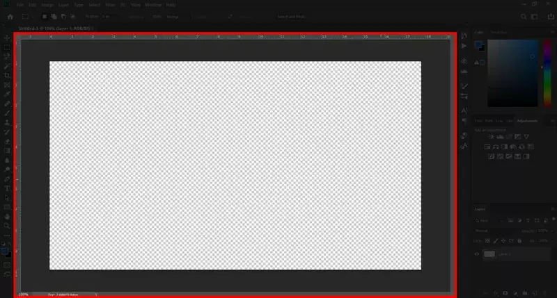 Hướng dẫn sử dụng Photoshop cho người mới bắt đầu Khung Làm Việc Của Photoshop