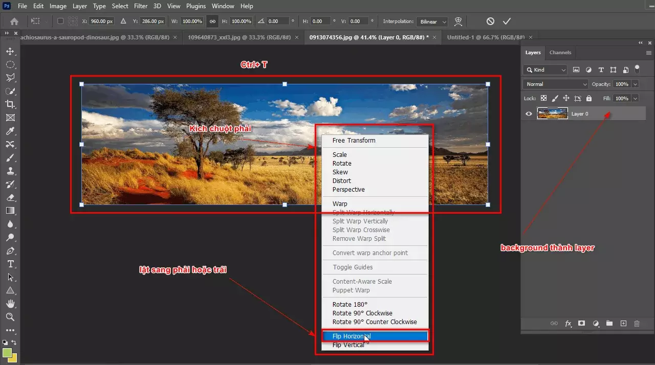 Cách tạo background 3D trong Photoshop Cách Tạo Background Dạng 3D Trong Photoshop