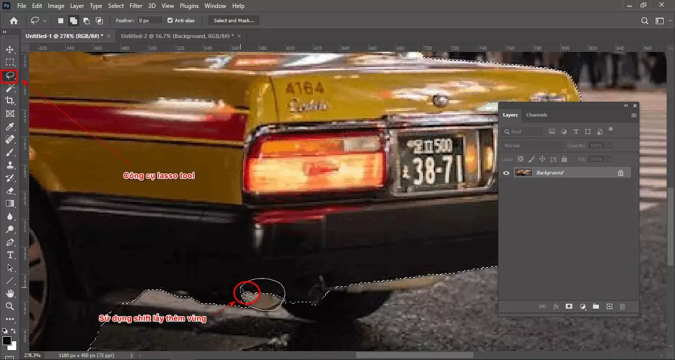 4 Cách tạo hiệu ứng tốc độ trong photoshop Cách Tạo Hiệu Ứng Tốc Độ Trong Photoshop