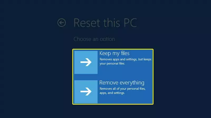 Cách Reset win 10 chi tiết nhất không mất dữ liệu Chọn Cách Xóa Dữ Liệu