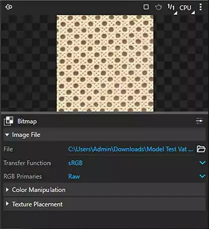 Cách setting vật liệu trong vray sketchup Diffuse Khi Làm Vật Liệu