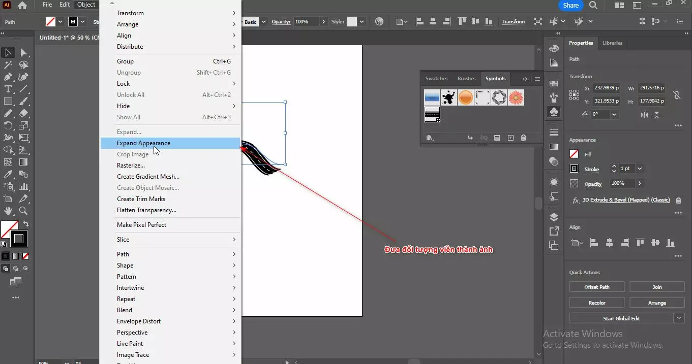 Cách tạo con đường trong illustrator Cách Tạo Con Đường Trong Illustrator