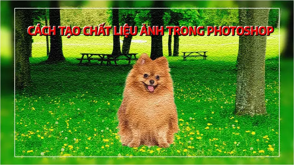 Cách tạo chất liệu ảnh trong photoshop Cách Tạo Chất Liệu Ảnh Trong Photoshop
