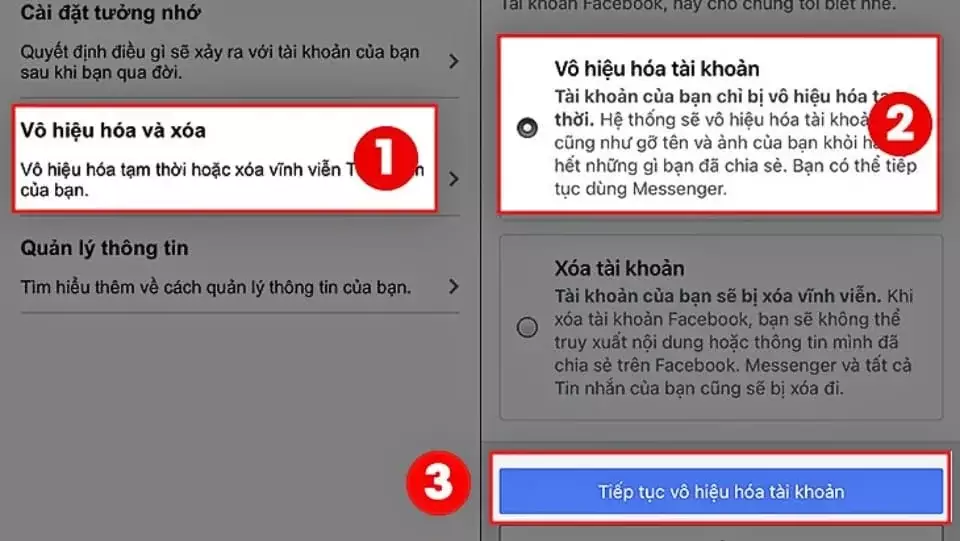 Cách vô hiệu hóa tài khoản Facebook nhanh gọn Hướng Dẫn Chi Tiết Cách Vô Hiệu Hóa Tài Khoản Facebook Trên Máy Tính