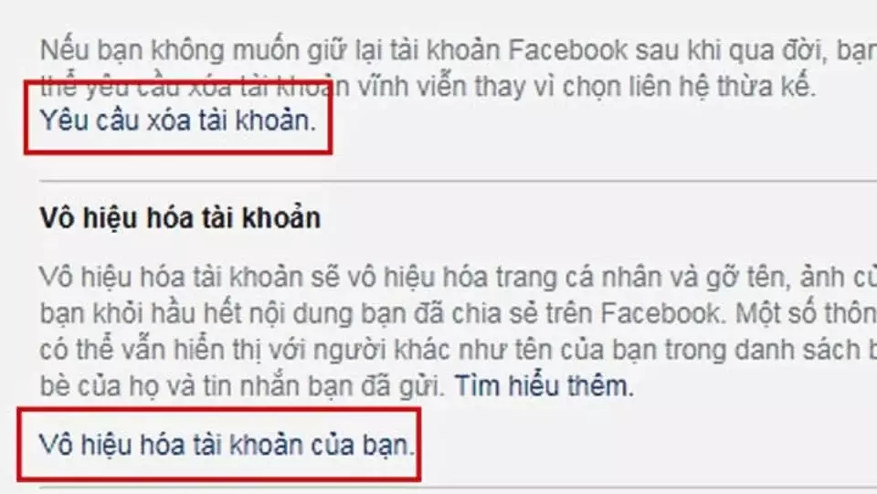 Cách nhờ trung tâm trợ giúp Facebook xử lý các vấn đề liên quan Yêu Cầu Xóa Tài Khoản Không Còn Sử Dụng