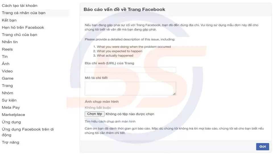Cách nhờ trung tâm trợ giúp Facebook xử lý các vấn đề liên quan Cách Nhờ Trung Tâm Trợ Giúp Facebook Xử Lý Các Vấn Đề Liên Quan