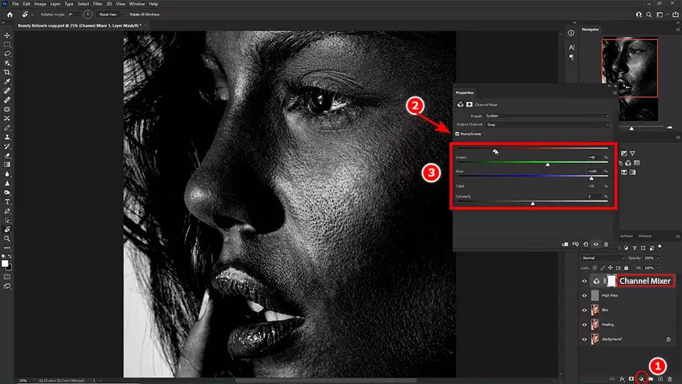 Công thức cách làm mịn da nâng cao trong Photoshop chi tiết Cách Làm Mịn Da Nâng Cao Trong Photoshop Chi Tiết