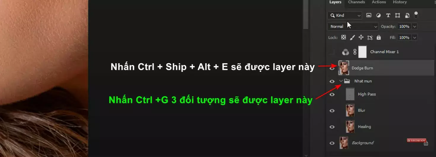 Công thức cách làm mịn da nâng cao trong Photoshop chi tiết Cách Làm Mịn Da Nâng Cao Trong Photoshop Chi Tiết