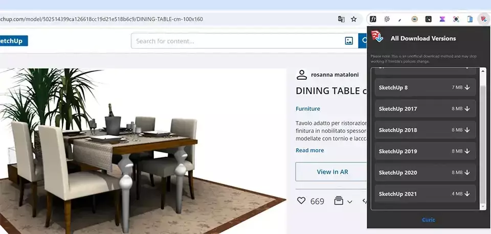 Khắc phục không tải được thư viện 3dwarehouse Sketchup Không Tải Được Thư Viện 3Dwarehouse Sketchup