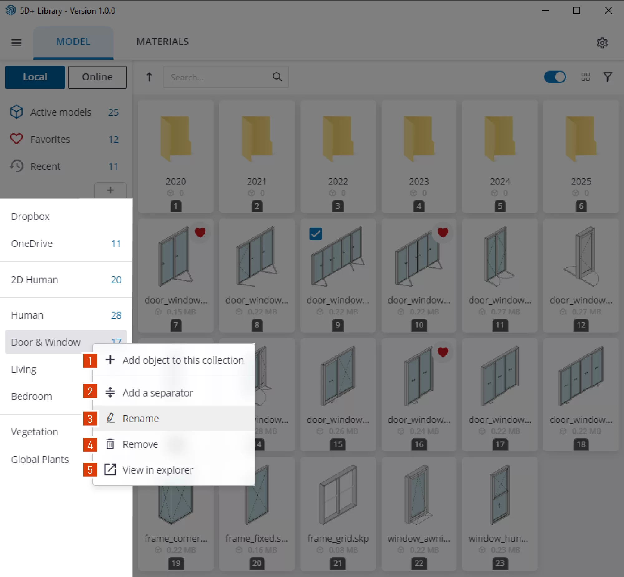 Download 5D+ Library Plugin quản lý thư viện trong SketchUp hiệu quả nhất Plugin Quản Lý Thư Viện Và Vật Liệu Hiệu Quả Nhất Trong Sketchup