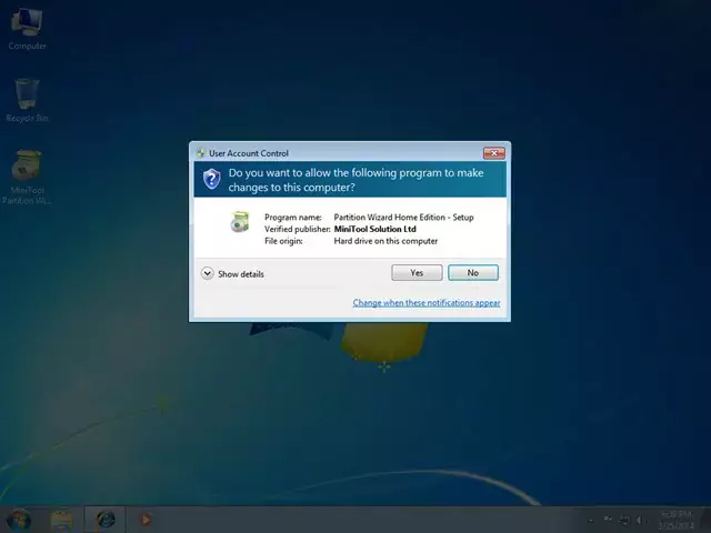 Cách chia ổ cứng win 7 10 11 cực nhanh và hiệu quả bằng Partition Wizard Hộp Thoại Xác Nhận Cho Phép Cài Đặt Ứng Dụng
